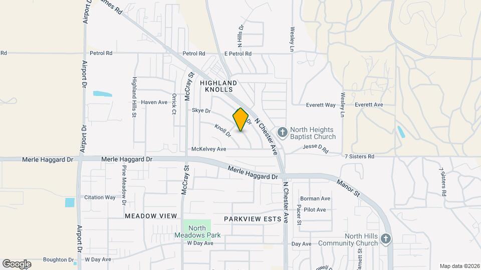 4301 Skye Dr Map and Location Details