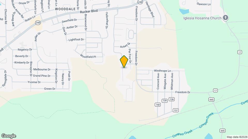 121 S Springview Dr Map and Location Details
