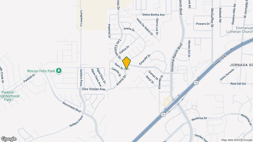 4970 Gem St Map and Location Details