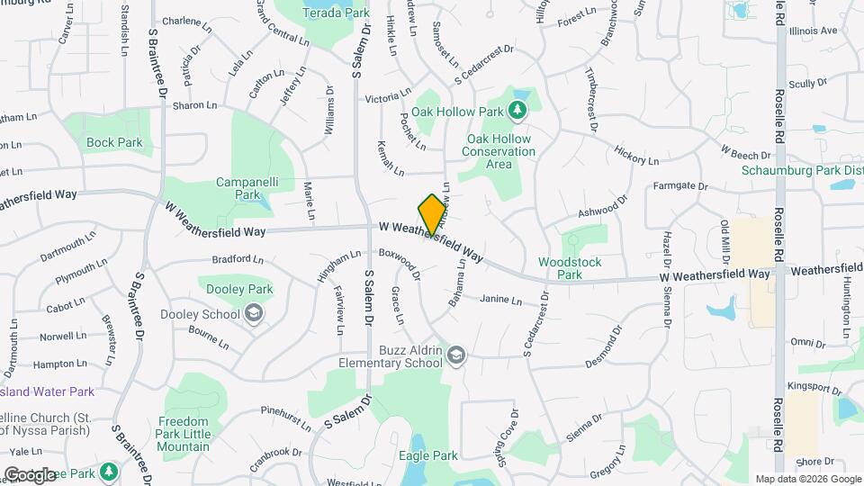 631 W Weathersfield Way Map and Location Details