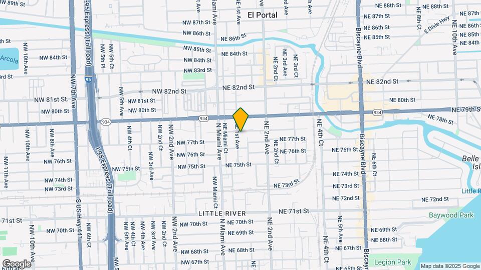 100 NE 78th St Mapa y Detalles de la Ubicación
