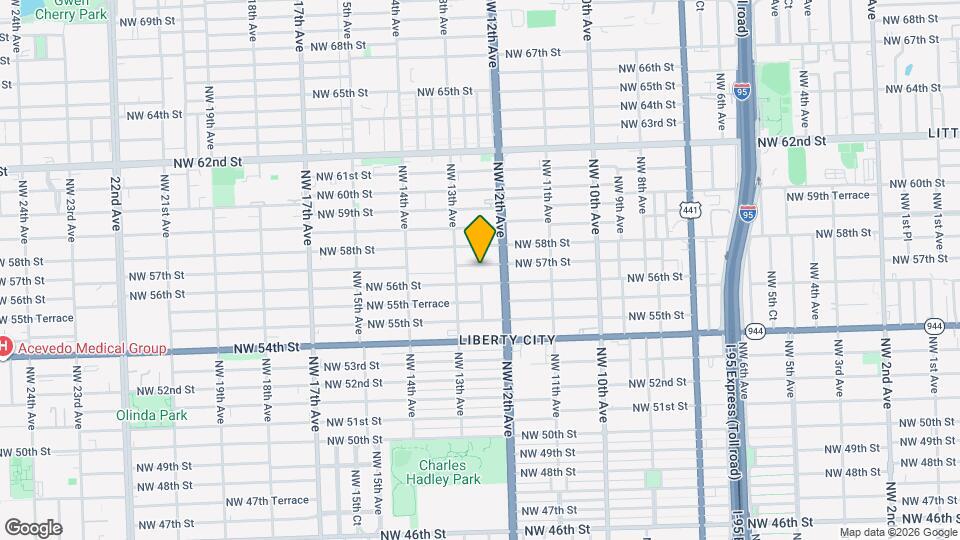 1250 NW 57th St Map and Location Details