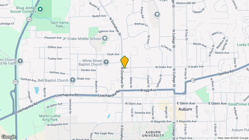 426 N Donahue Dr Mapa y Detalles de la Ubicación