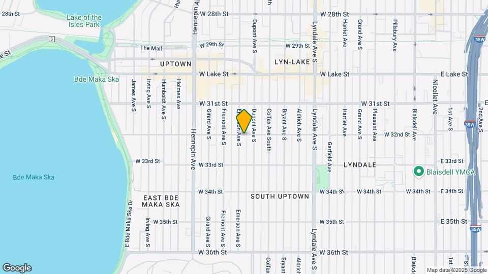 3201 Emerson Ave S Map and Location Details