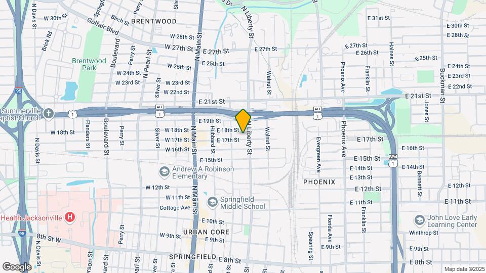 225 E 17th St Map and Location Details
