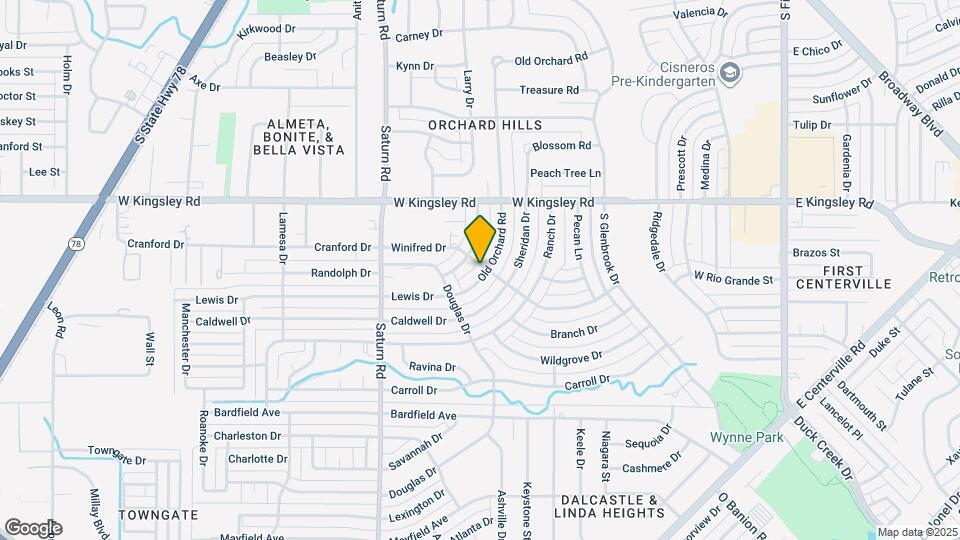 3301 Old Orchard Rd Map and Location Details