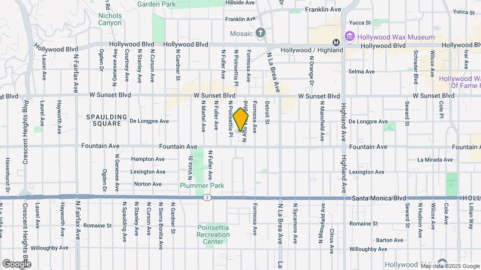 1331 N Alta Vista Blvd Mapa y Detalles de la Ubicación