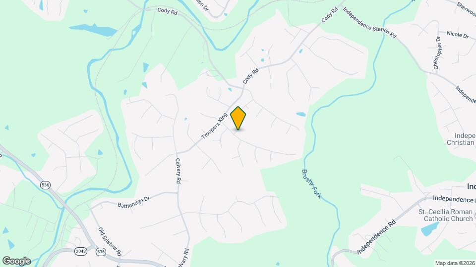 10357 Sharpsburg Dr Map and Location Details