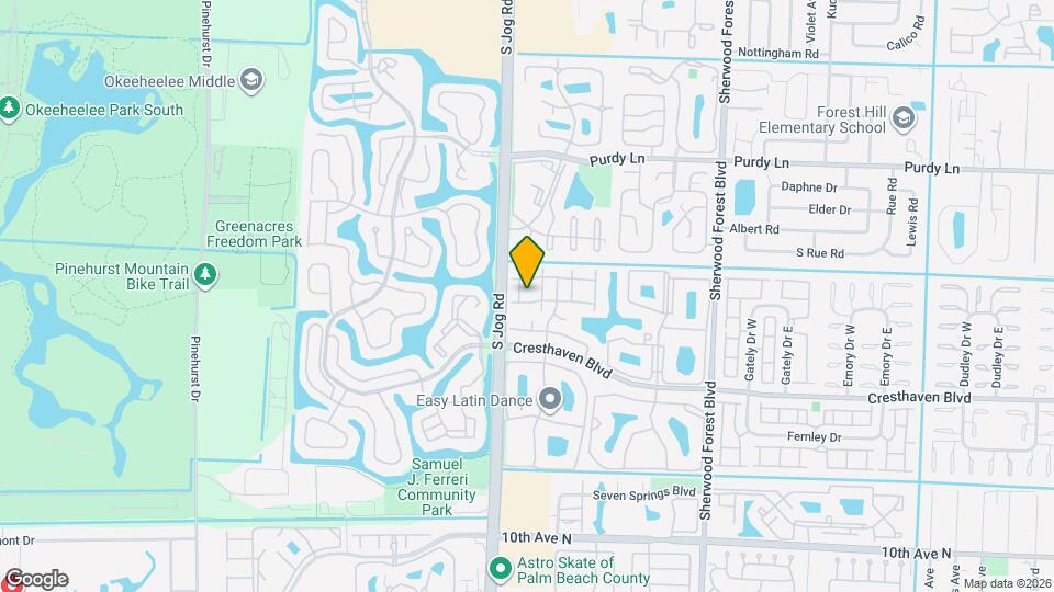 511 Shady Pine Way Map and Location Details