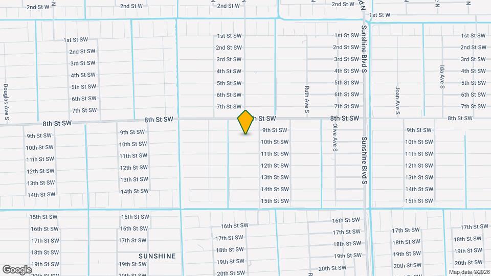 3408 10th St SW Map and Location Details