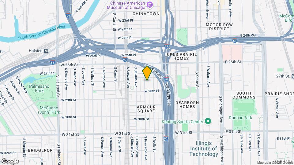 2717 S Princeton Ave, Unit Bsmt gas heat included Map and Location Details