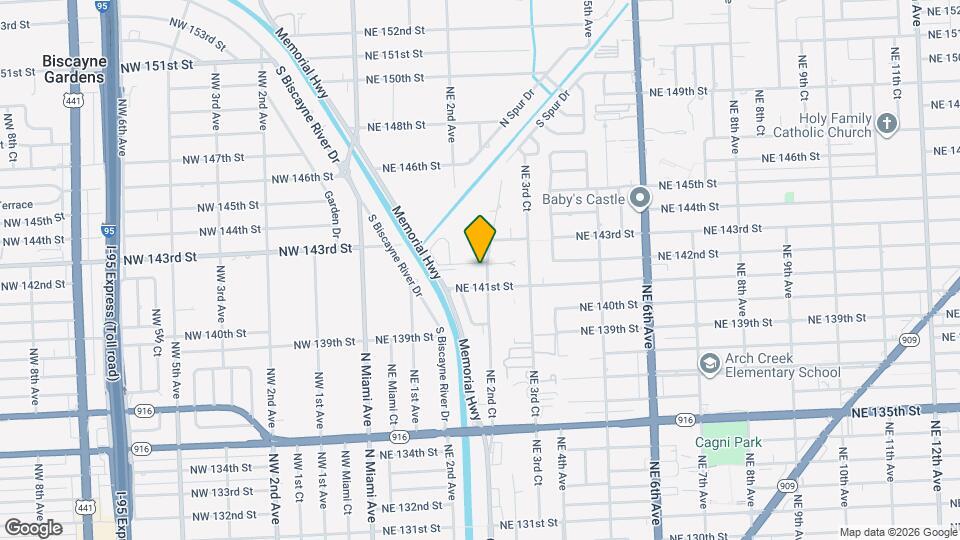 14140 NE 2nd Ct Map and Location Details