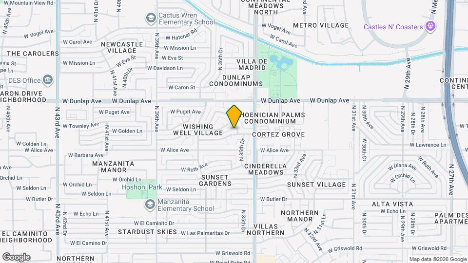 8802 N 35th Dr Map and Location Details