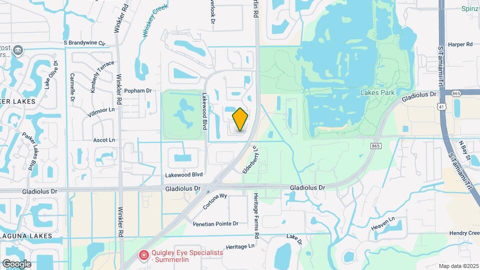 8081 S Woods Cir Map and Location Details