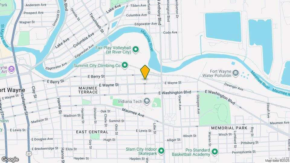 1539 E Wayne St Map and Location Details