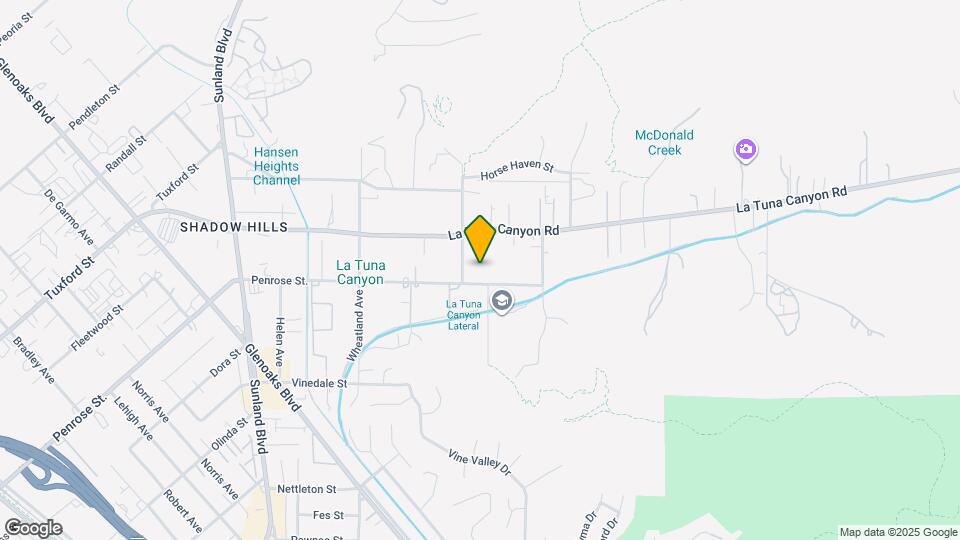 10343 Penrose St Map and Location Details