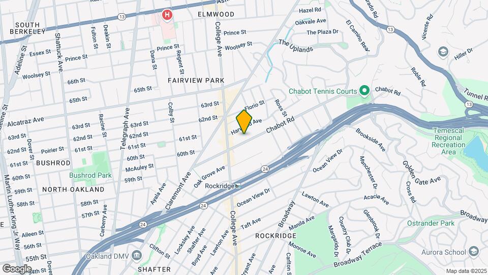 6101-6107 Chabot Rd Mapa y Detalles de la Ubicación