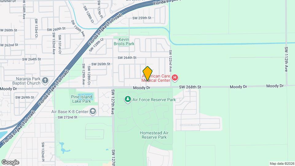 12364 SW 267th Terrace, Unit 0 Mapa y Detalles de la Ubicación