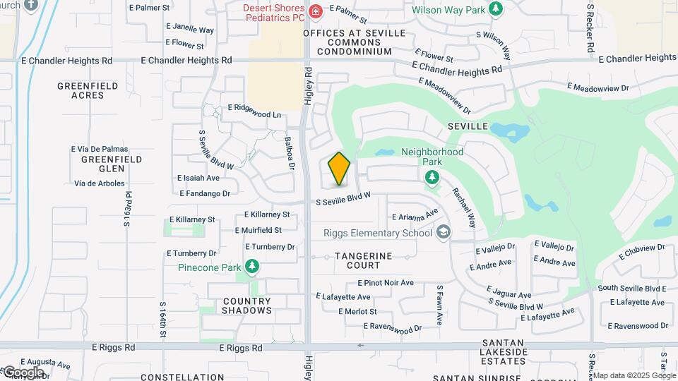 3293 E Fandango Dr Map and Location Details