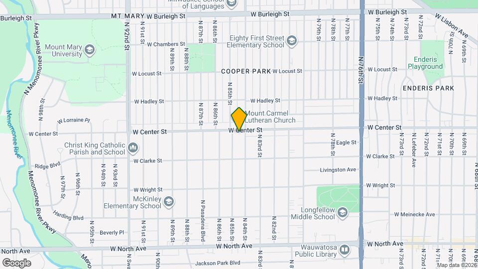 8417 W Center St Map and Location Details