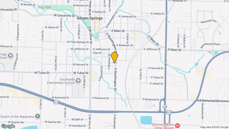 632 S Washington St Map and Location Details