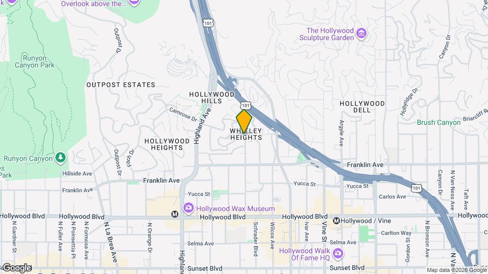 1977 Whitley Ave Map and Location Details