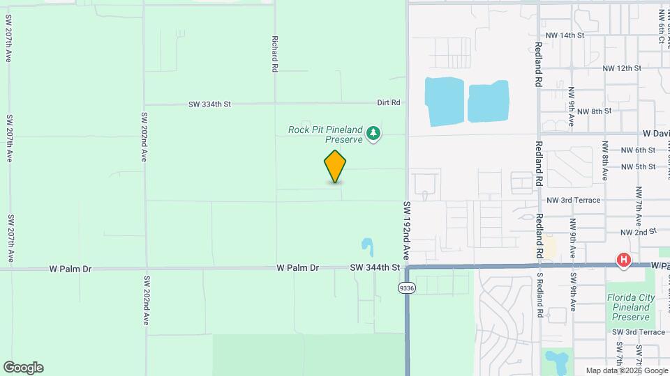 19609 SW 339th Ter Map and Location Details