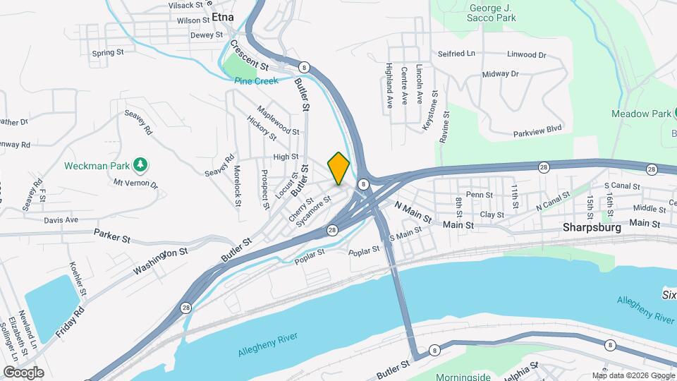 16 Sycamore St Map and Location Details