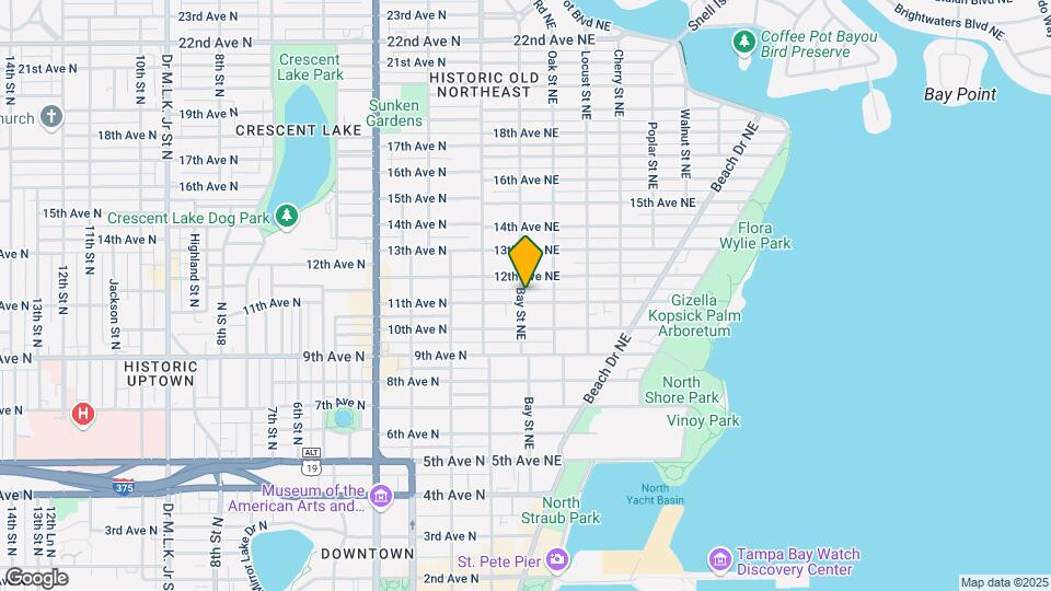 1101 Bay St NE Map and Location Details