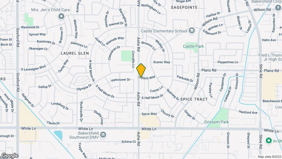3400 Ashe Rd Map and Location Details