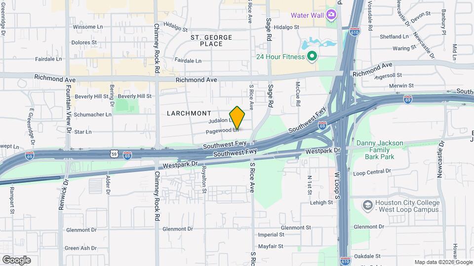 5321 Pagewood Ln Map and Location Details