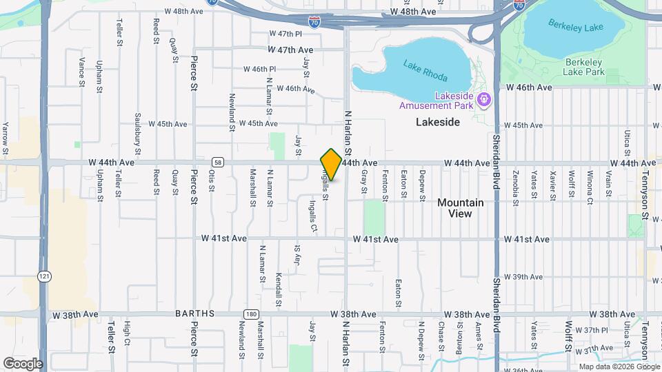 4350 Ingalls St Map and Location Details