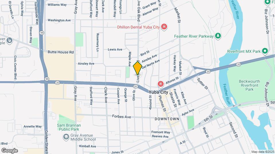950 Live Oak Blvd Map and Location Details
