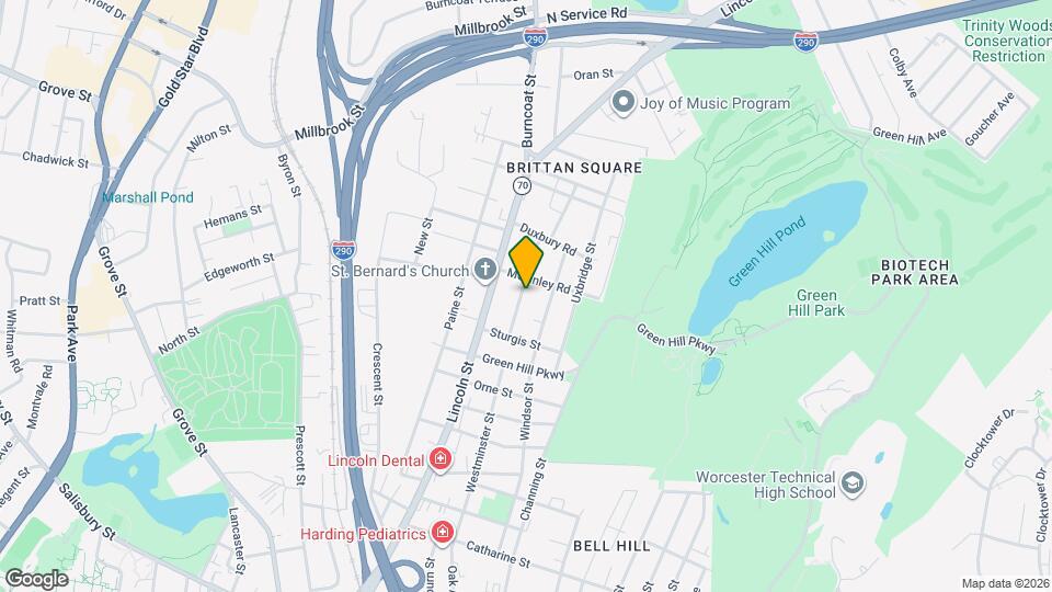 16 Ashton St Map and Location Details