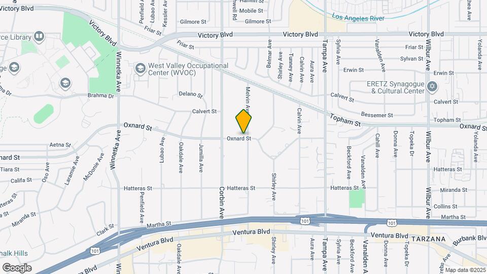 19617 Oxnard St Map and Location Details