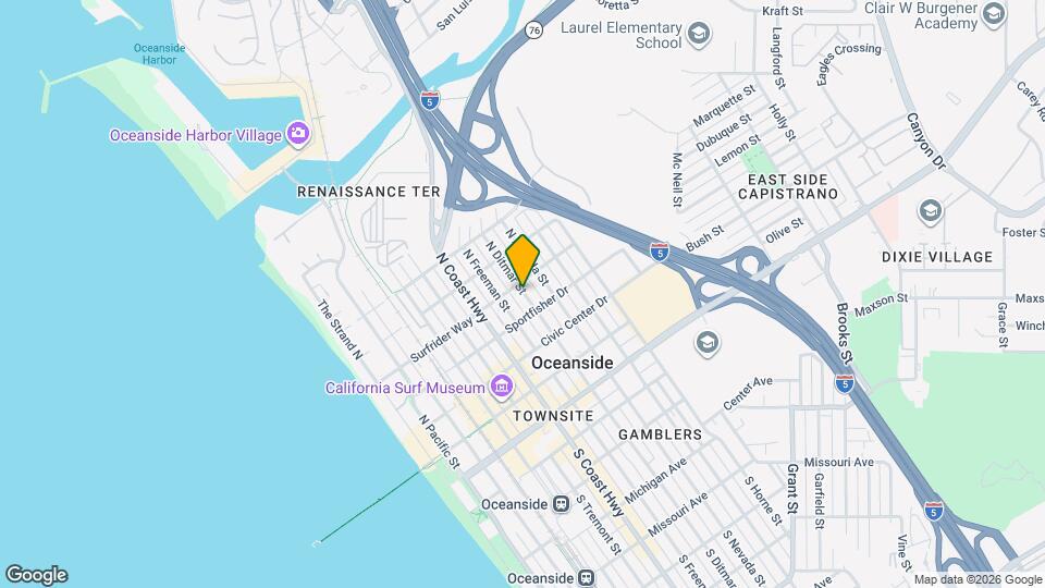 515 N Ditmar St Map and Location Details