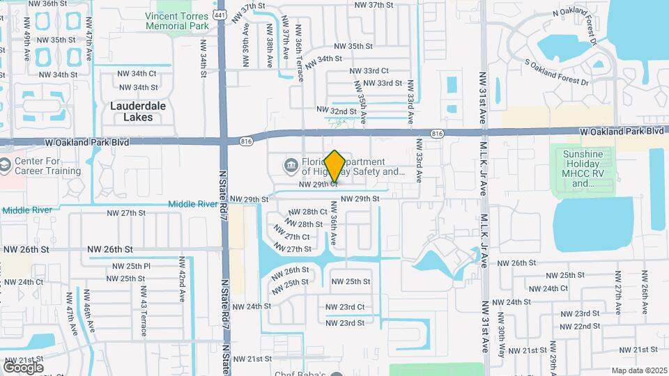 3558 NW 29th Ct Map and Location Details