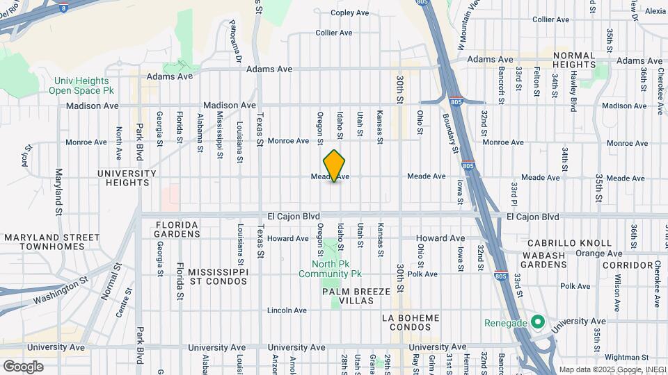 4370 Idaho St Mapa y Detalles de la Ubicación