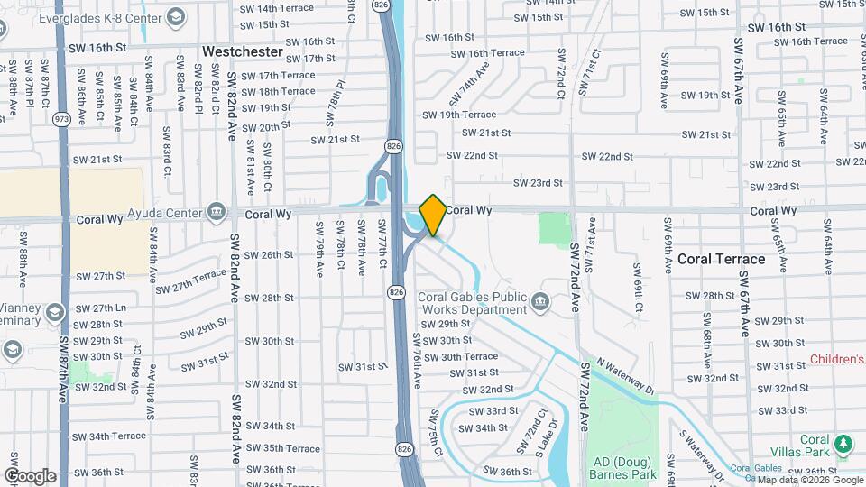 7525 S Waterway Dr Map and Location Details