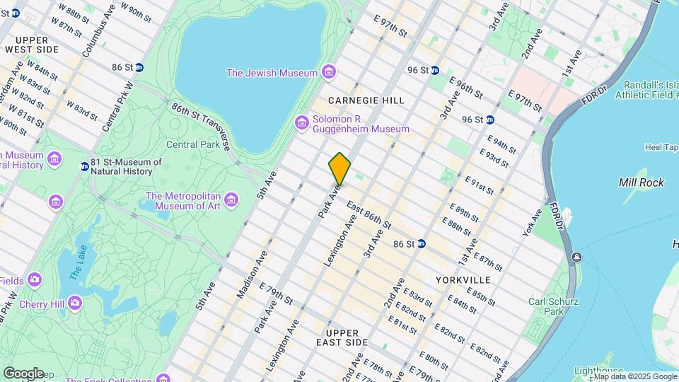 1045 Park Ave Map and Location Details