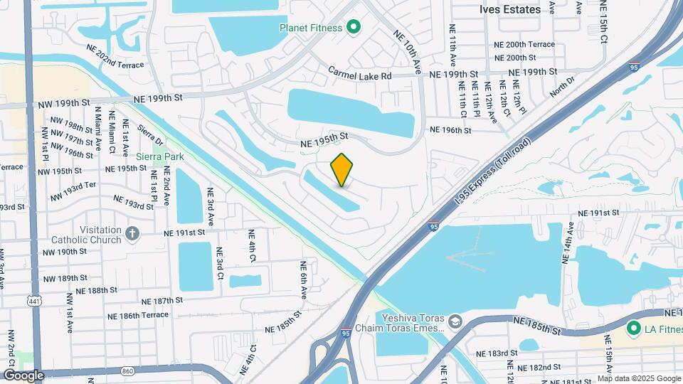 704 NE 193rd St Map and Location Details