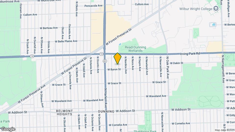 3912 N Nottingham Ave Mapa y Detalles de la Ubicación