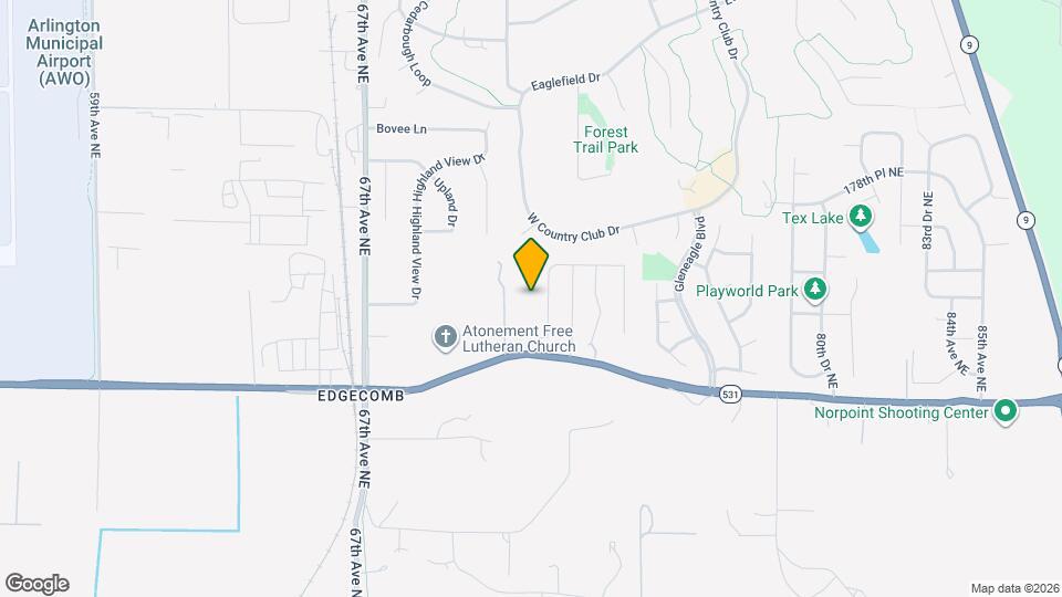 7115 172nd St NE Map and Location Details