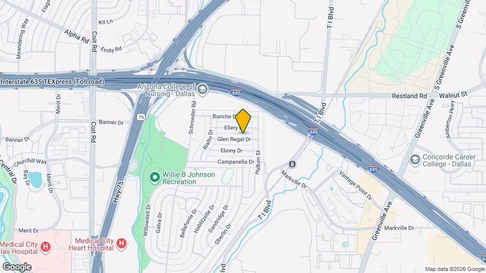 8415 Glen Regal Dr Map and Location Details