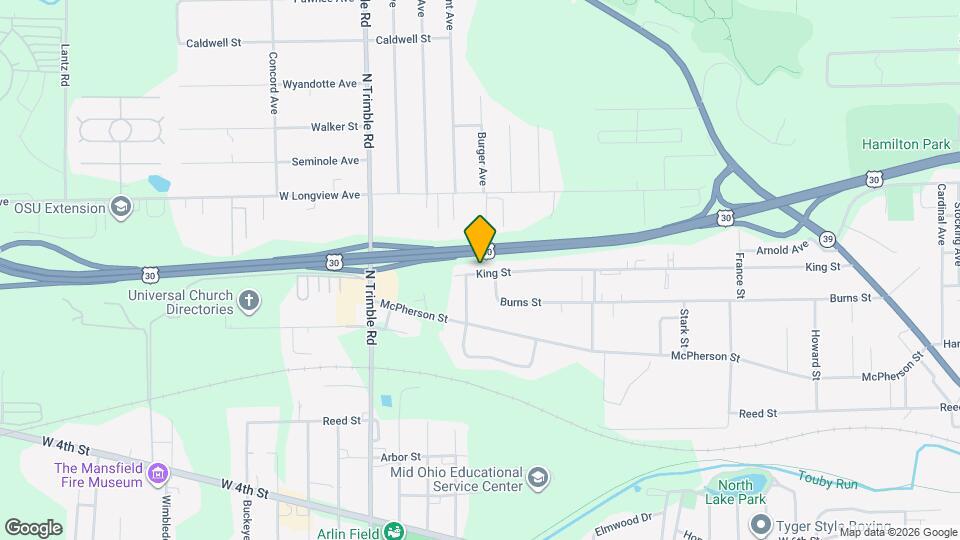 892 King St Map and Location Details