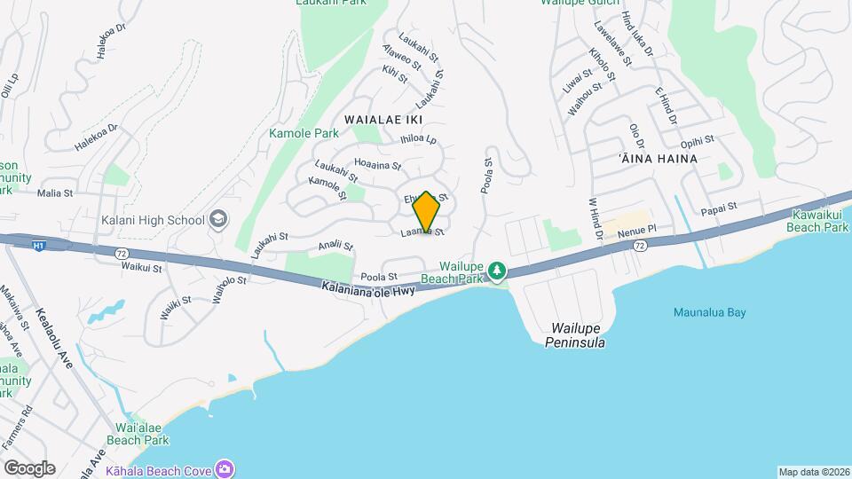 1404 Laamia Pl Map and Location Details