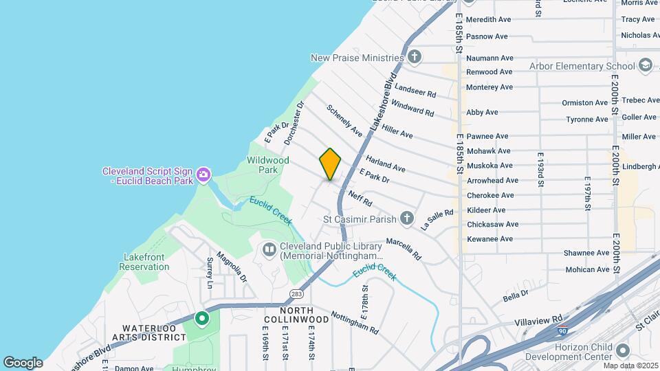 17516 Neff Rd Mapa y Detalles de la Ubicación