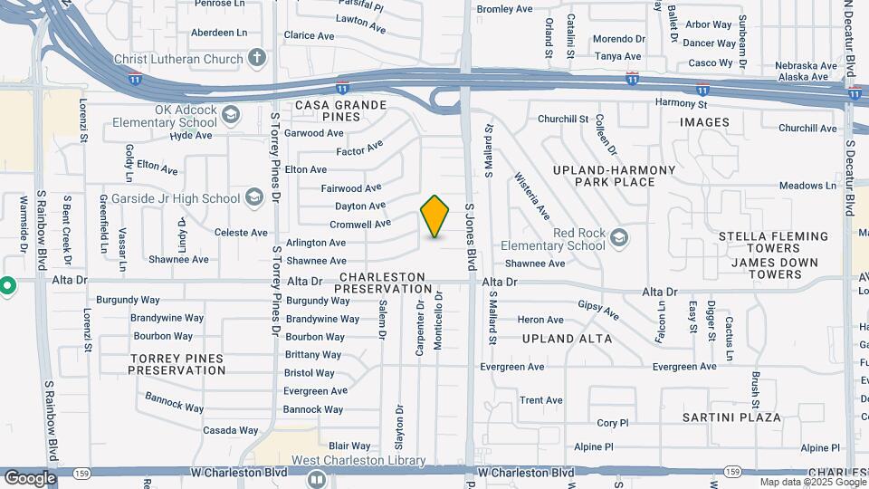 6128 Jones Cir Map and Location Details