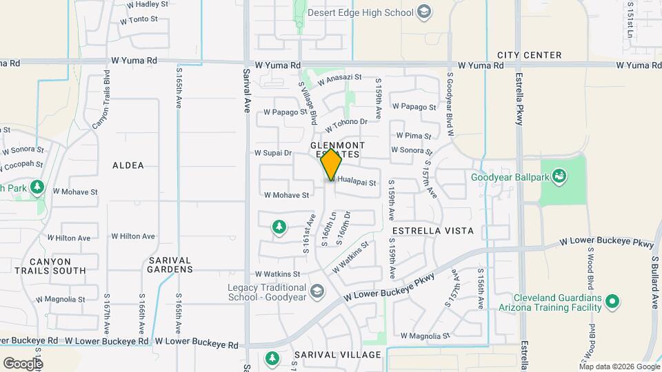 1874 S 160th Ln Map and Location Details