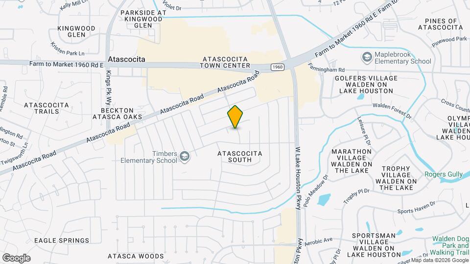 18923 Atascocita Trace Dr Map and Location Details